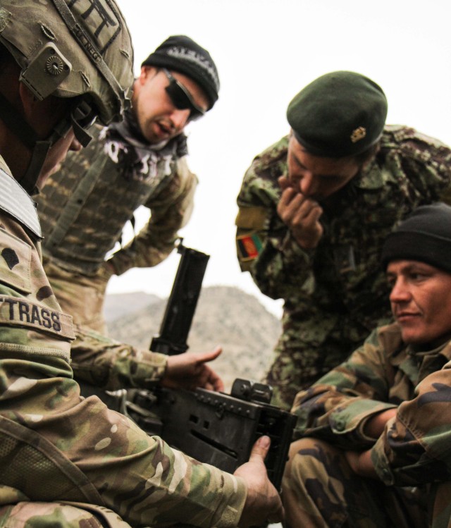 Rakkasans assist Afghan army with inspections and training