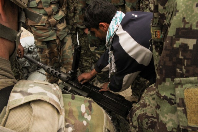 Rakkasans assist Afghan army with inspections and training