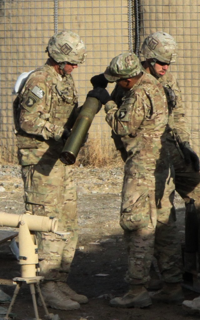 Soldier "living the dream" as artilleryman