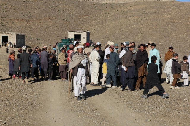AUP, Rakkasans deliver aid to Khowst village
