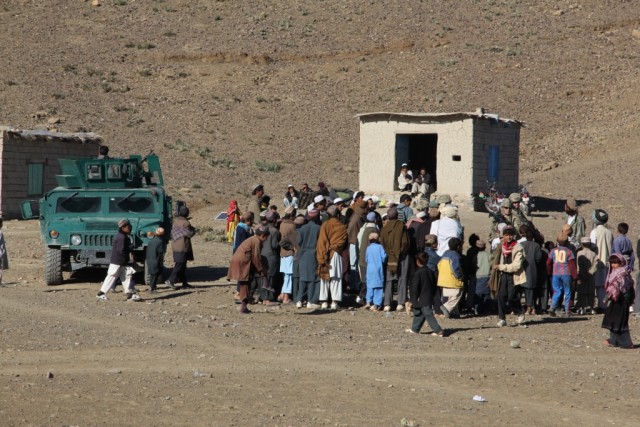 AUP, Rakkasans deliver aid to Khowst village