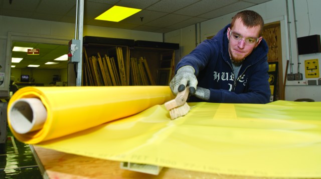 On the job at Tobyhanna: Techs perform metal photo processing