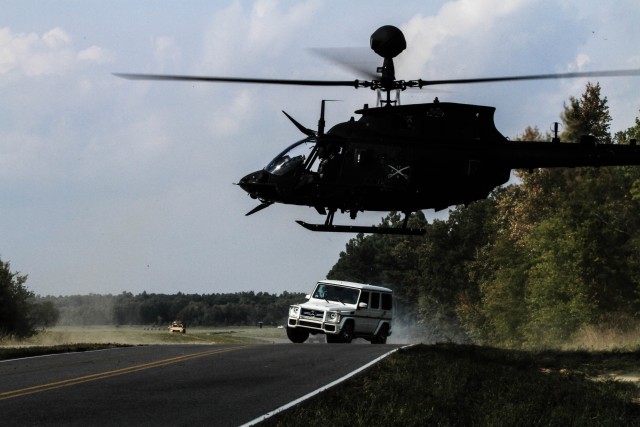 Top Gear films episode at Fort Campbell