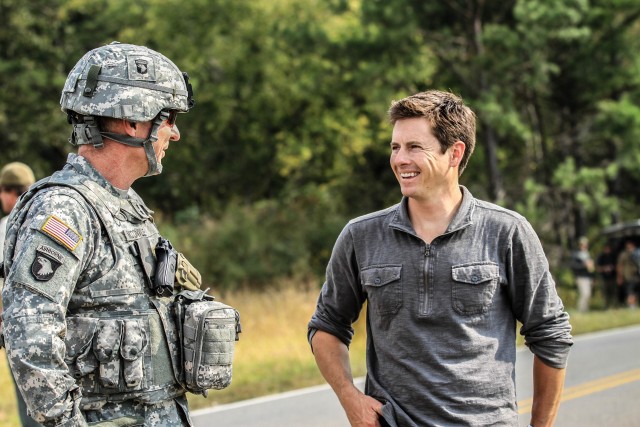 Top Gear films episode at Fort Campbell