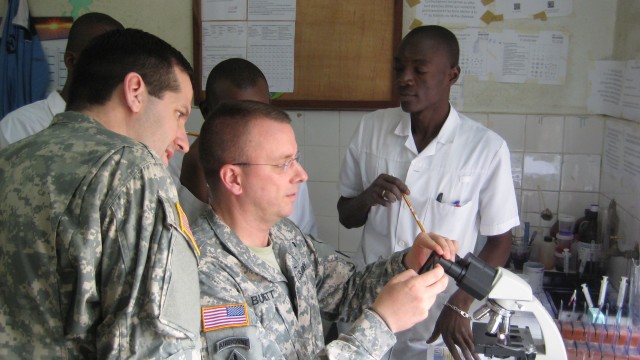 USARAF, Benin Soldiers share ideas to defeat infectious diseases