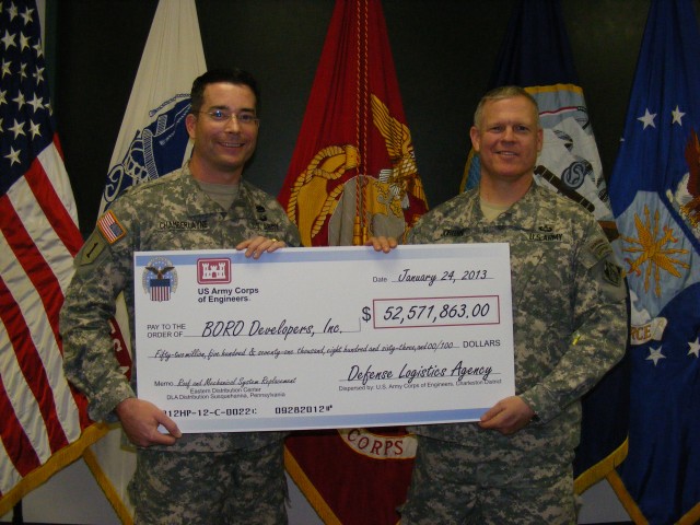 Corps commanders present ceremonial check