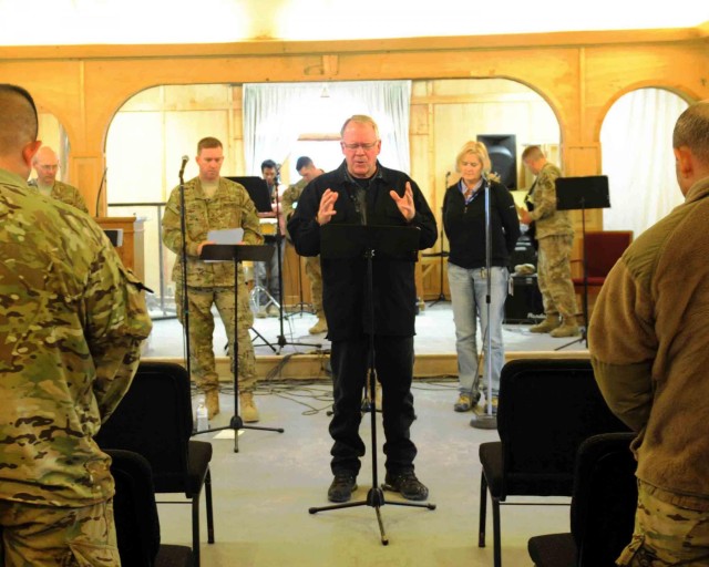 Regional Command-South troops participate in National Day of Prayer event