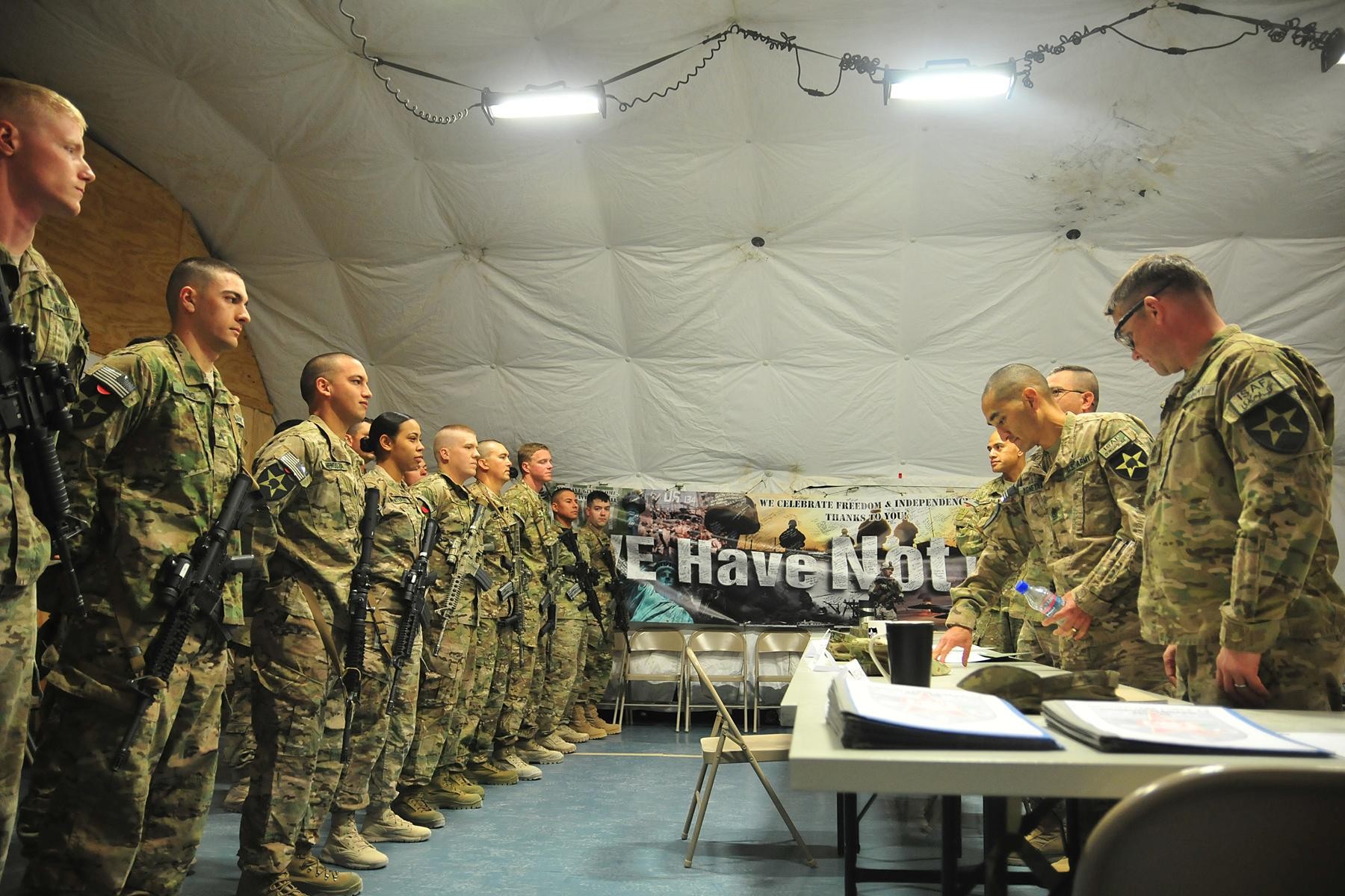 Deployed CTF 4-2 Soldiers Attend Promotion Board | Article | The United ...