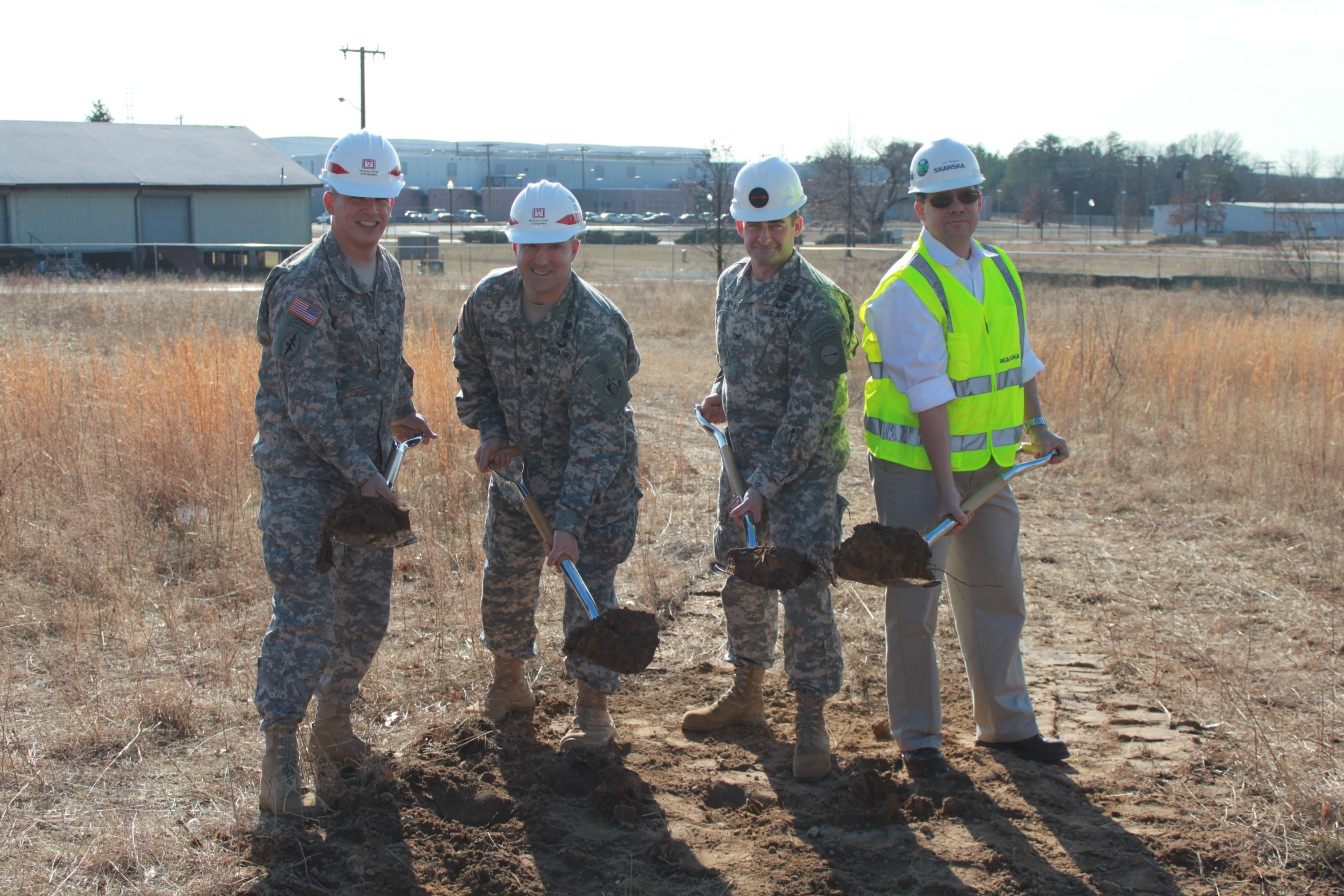 Corps and Fort Meade officials break ground for Asymmetric Warfare ...