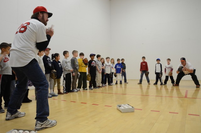 Wade Boggs fields with 8-year-olds