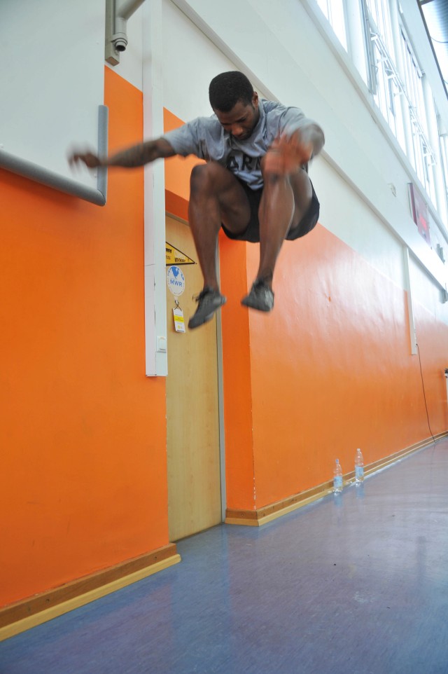 Highjumping for the German Army Proficiency Badge