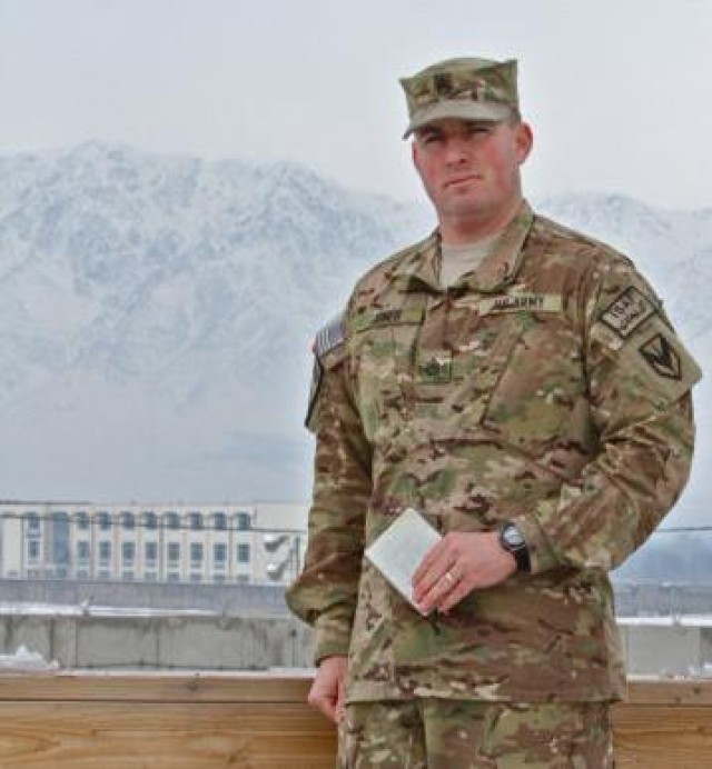 Staff Sgt. Brian Jones, chaplain's assistant, Task Force Durable, Afghanistan