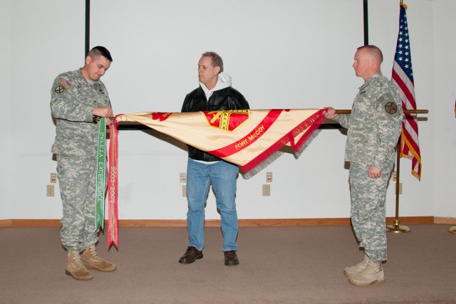 Fort McCoy Garrison receives Safety Excellence Award Streamer