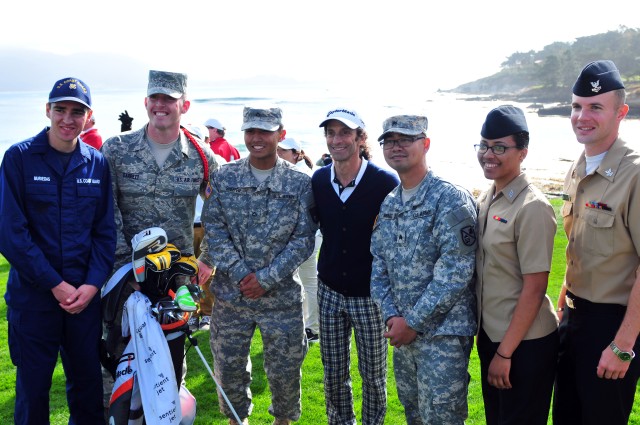 Tournament appreciation for service members overflowing at AT&T Pro-Am