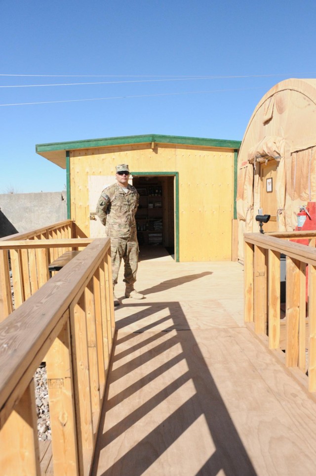 Foundation of honor, respect helps Army staff sergeant reconstruct mortuary collection point