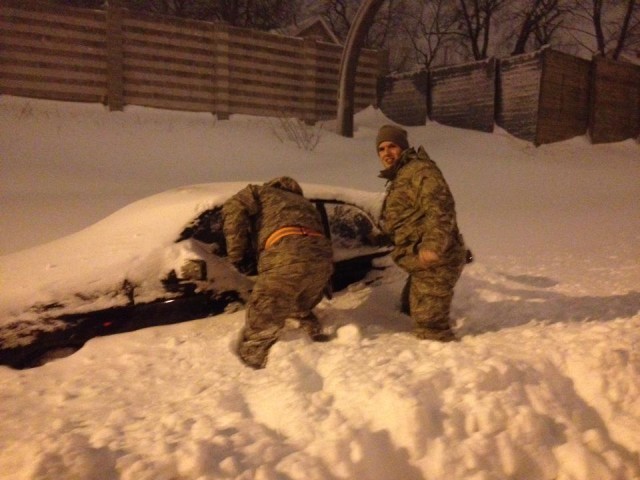 National Guard troops in New England respond to massive blizzard