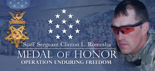 Staff Sgt. Clinton L. Romesha spotlight graphics (large)