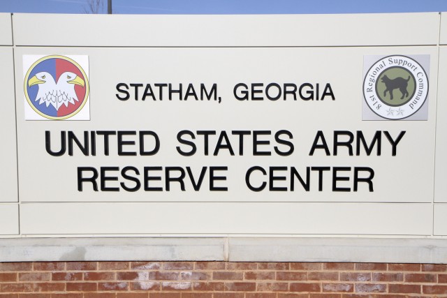 Ribbon cutting for new Statham Army Reserve Center