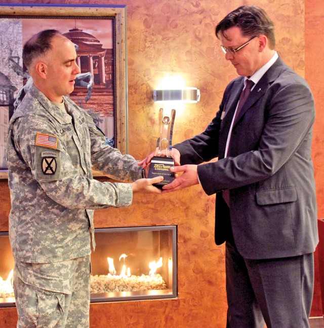 Wiesbaden Army Lodge supervisor best Army-wide