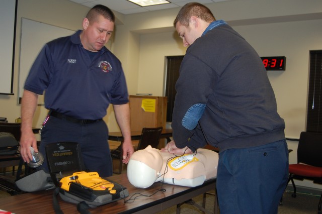 AED Training, Standardization on Arsenal Island