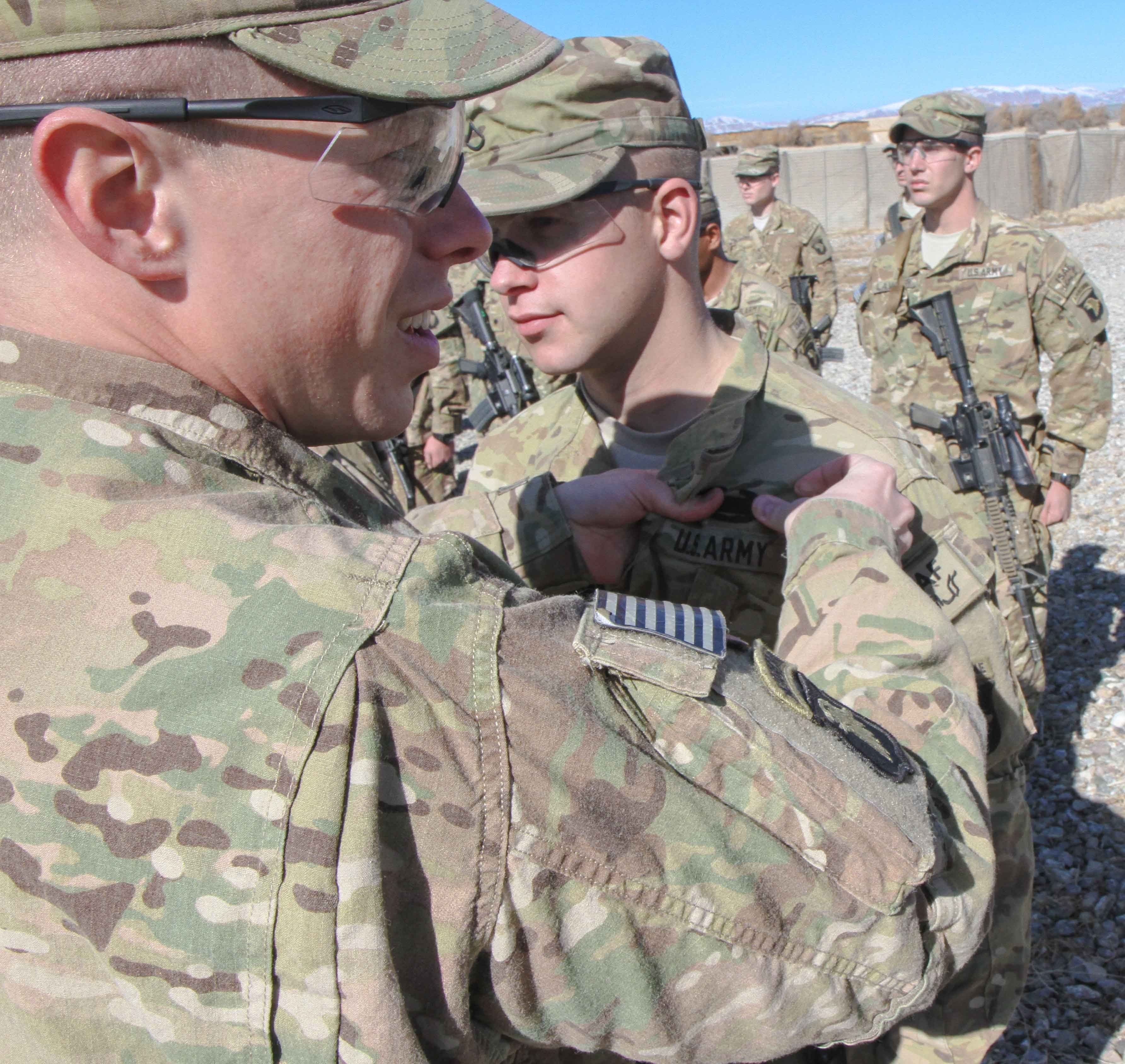 Rakkasans receive combat badges | Article | The United States Army