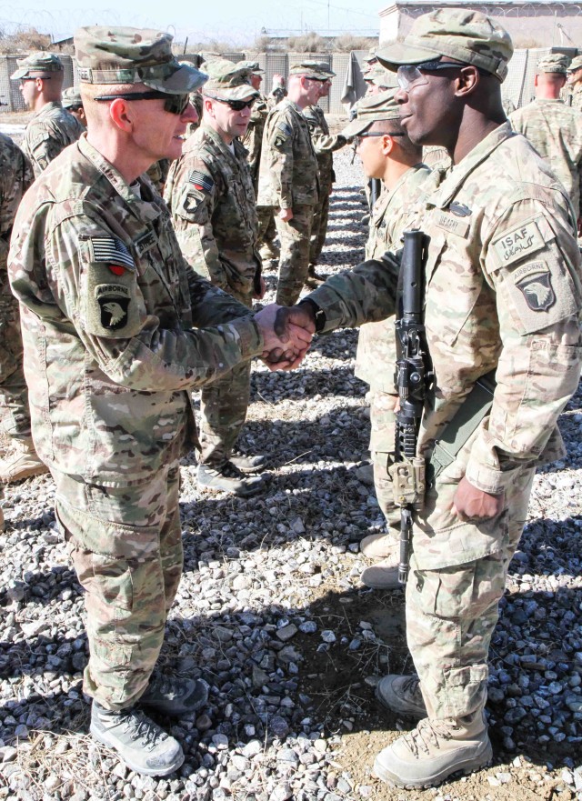 Rakkasans receive combat badges | Article | The United States Army