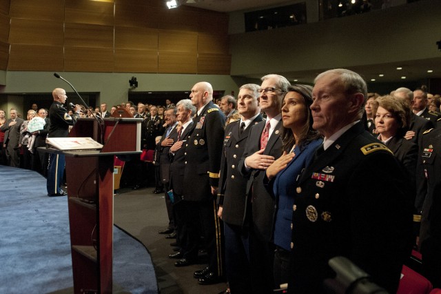 Staff Sgt. Clinton L. Romesha Pentagon Hall of Heroes induction ceremony pictures 6 of 6