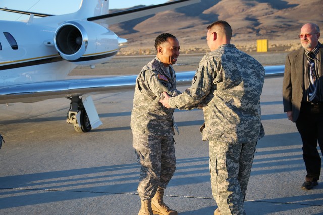 Gen. Via arrives at Sierra Army Depot