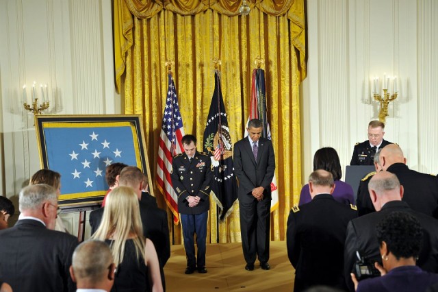 Sgt. Clinton L. Romesha White House Medal of Honor ceremony pictures