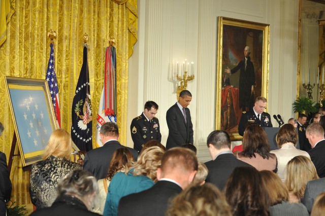 Sgt. Clinton L. Romesha White House Medal of Honor ceremony pictures