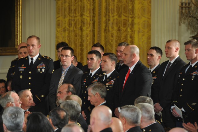 Sgt. Clinton L. Romesha White House Medal of Honor ceremony pictures