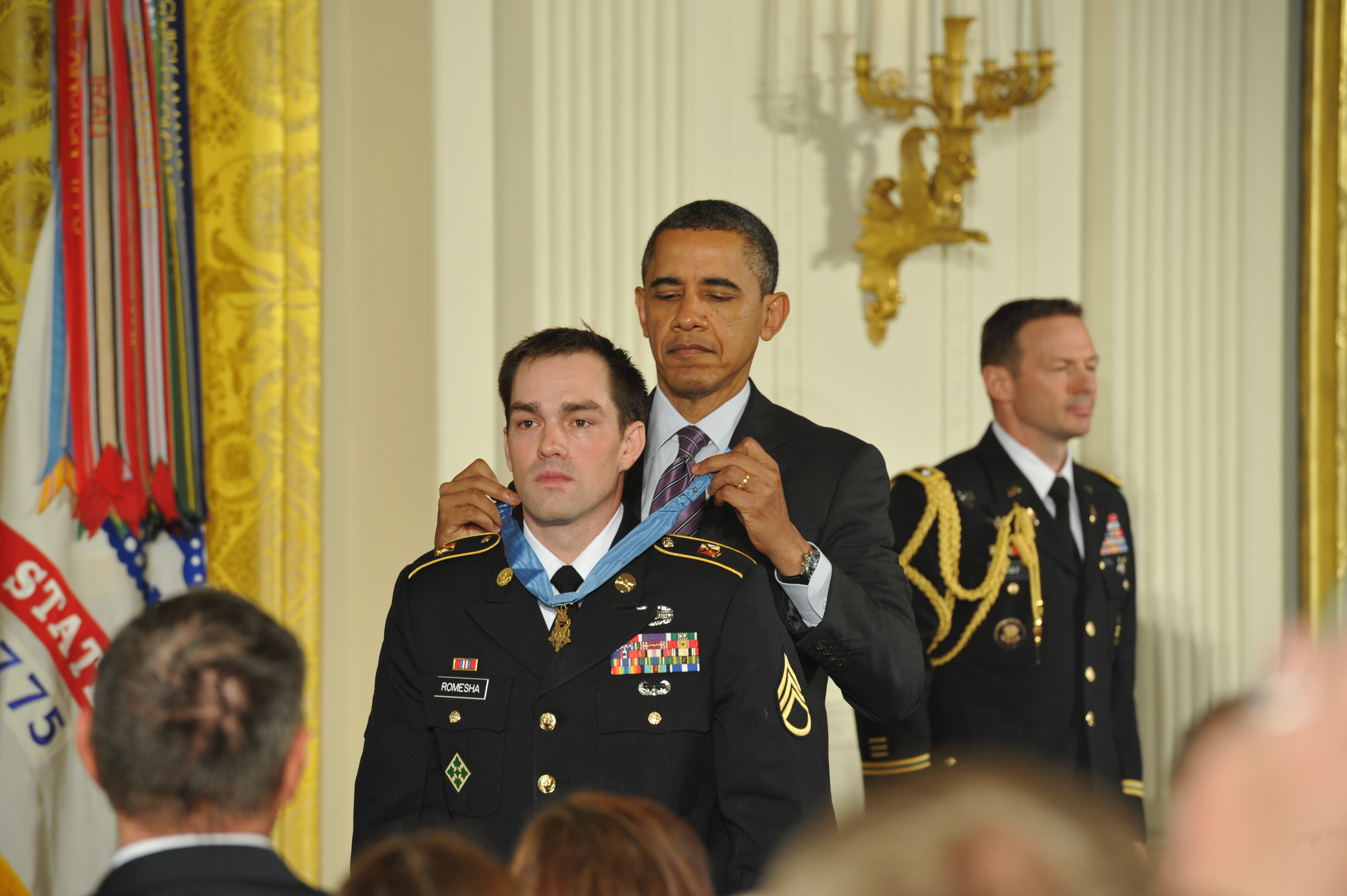 Staff Sgt. Clinton L. Romesha White House Medal of Honor ceremony