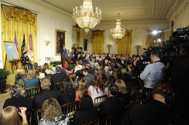 Sgt. Clinton L. Romesha White House Medal of Honor ceremony pictures