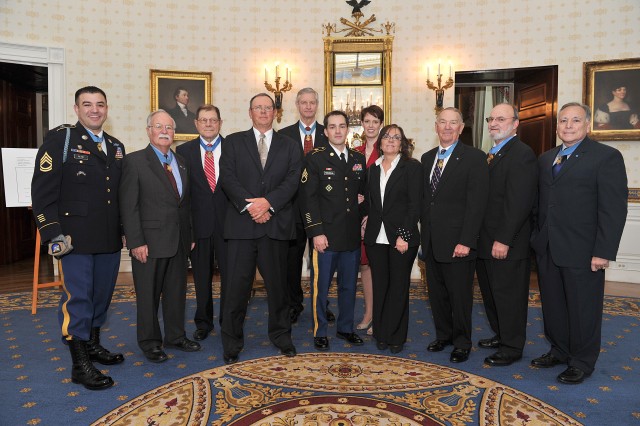 Sgt. Clinton L. Romesha White House Medal of Honor ceremony pictures