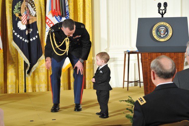 Sgt. Clinton L. Romesha White House Medal of Honor ceremony pictures