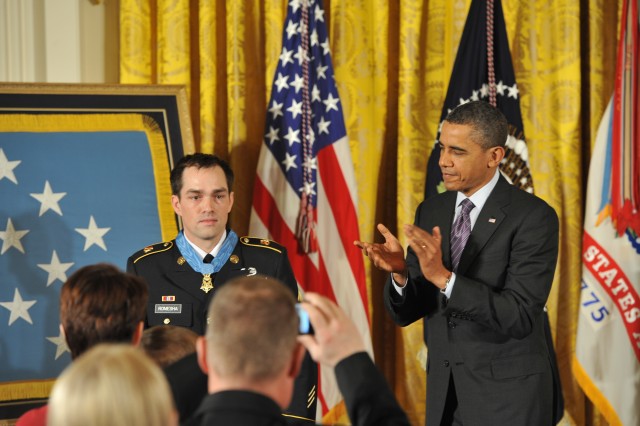Sgt. Clinton L. Romesha White House Medal of Honor ceremony pictures