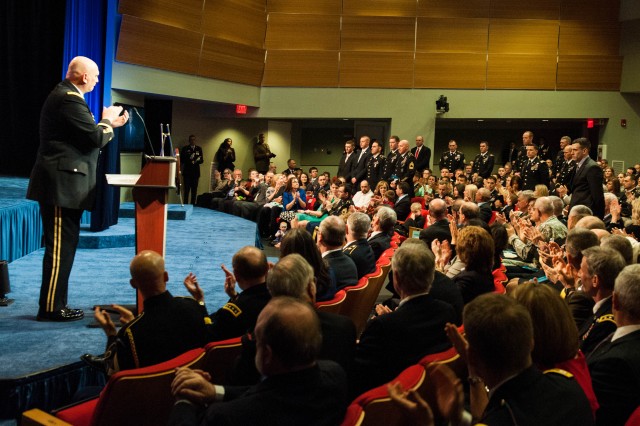 Pentagon's Hall of Heroes Induction for Medal of Honor Recipeint SSG Clinton L. Romesha