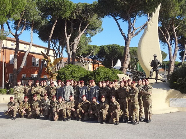 Sky Soldiers train land navigation with Italian peers
