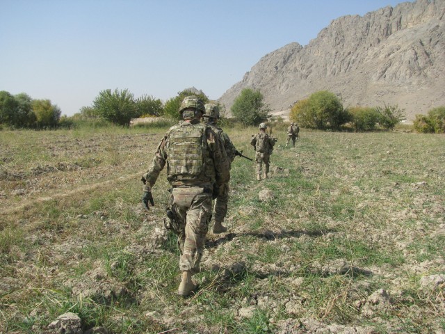 Army Reserve Stepfather Honors National Guard Son in Afghan Field Where he Fell