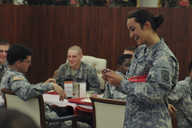 2nd BCT, 82nd Abn. Div. BOSS Representative hosts raffle breakfast