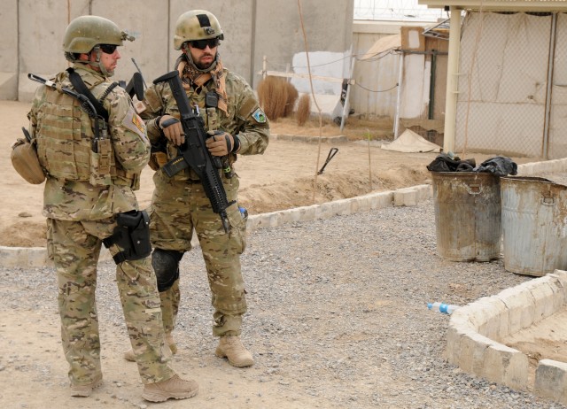 Albanian army Special Operations Forces visit Afghan leaders