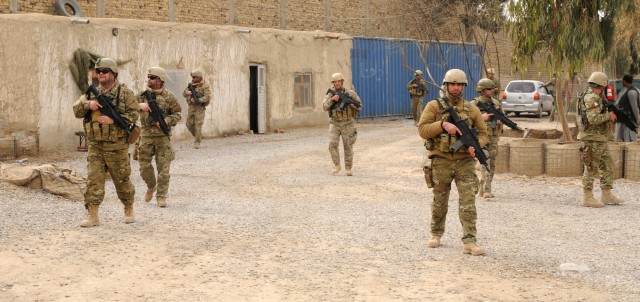 Albanian army Special Operations Forces visit Afghan leaders