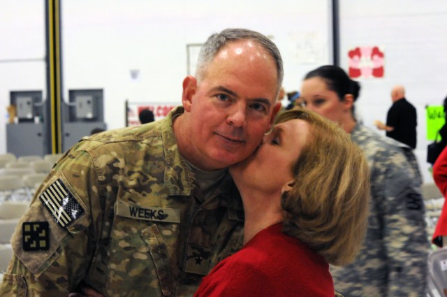 Soldiers of 'Brigade by Choice' honored, reunite with families after Afghan deployment