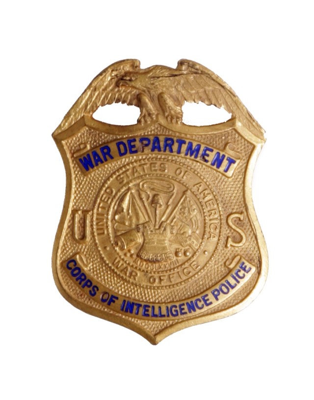 Corps of Intelligence Police Badge