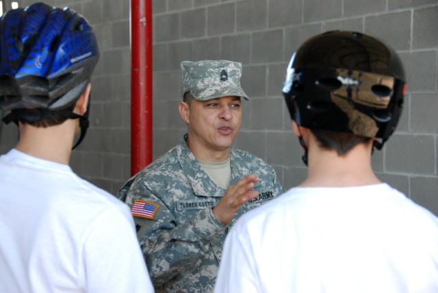 Army South hosts, mentors seventh graders at Camp Bullis