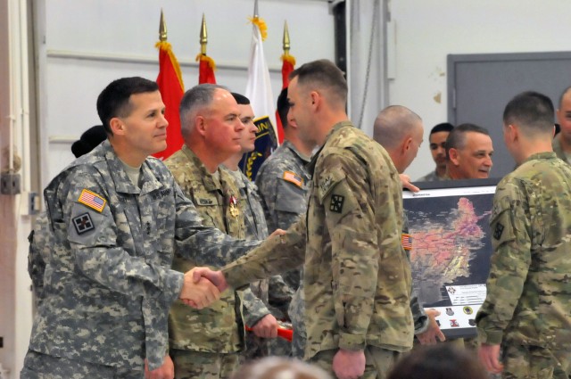 Soldiers of 'Brigade by Choice' honored for service in support of OEF