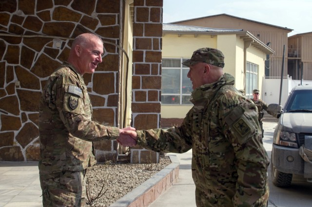 Odierno visits Bagram Retrosort Yard