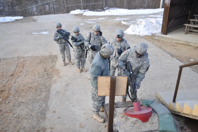 HHB, 210th Fires Brigade conducted M16 shooting range