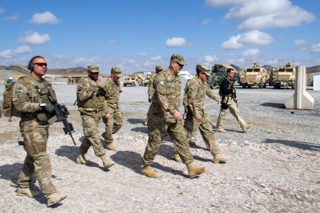 CSA visits Soldiers in Southern Afghanistan