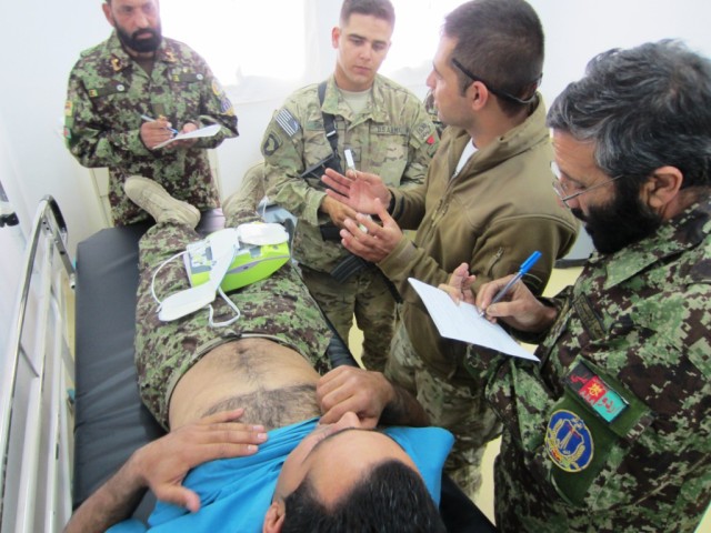 Afghans quickly learning medical procedures